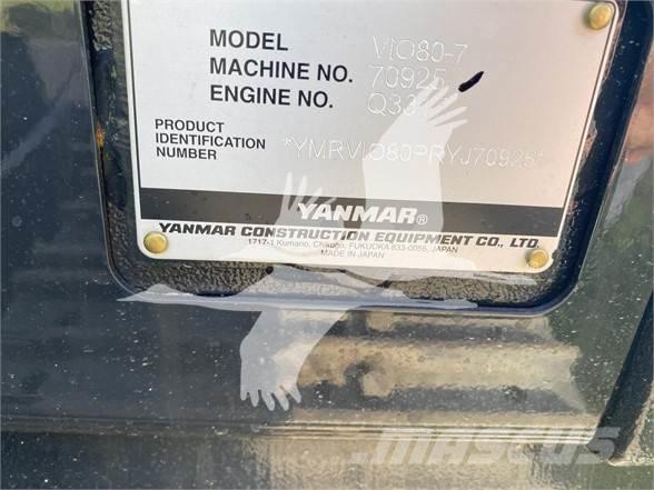 Yanmar VIO80-7 Pásové rýpadlá