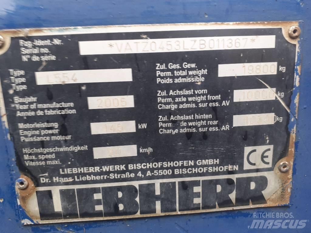 Liebherr L 554 Kolesové nakladače