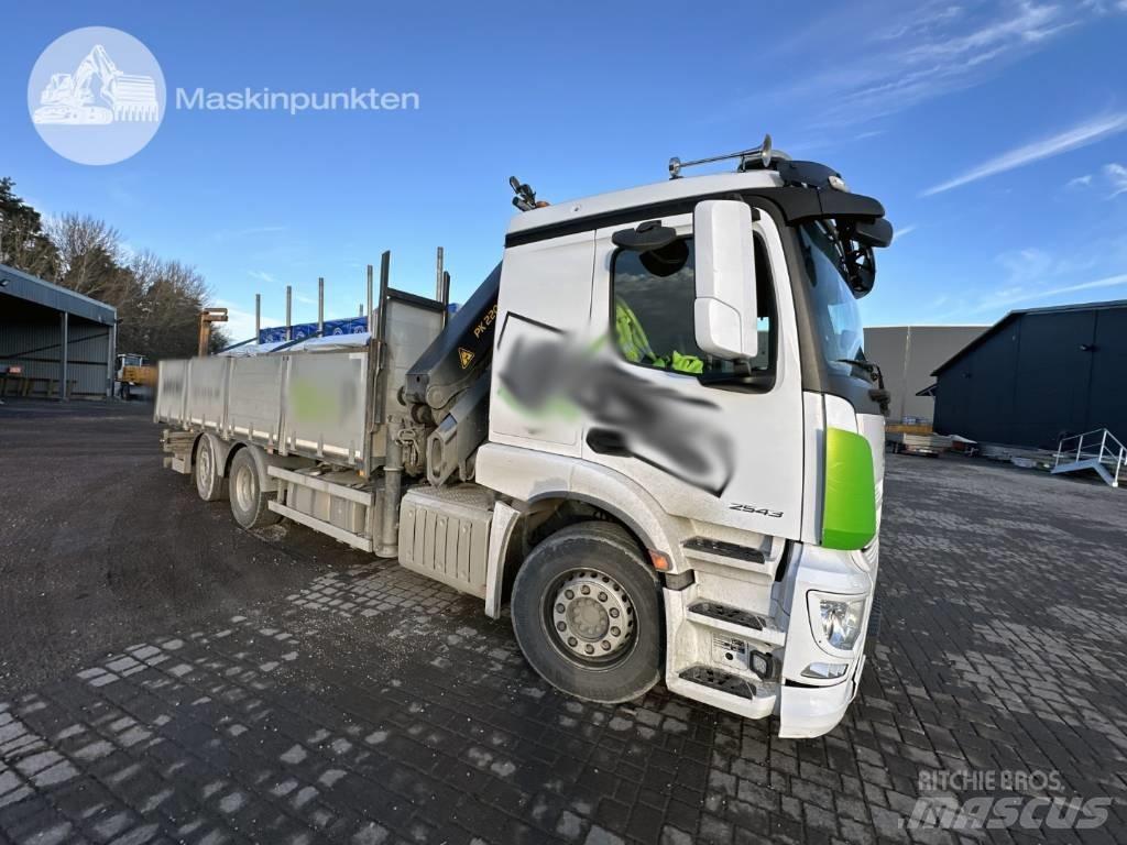 Mercedes-Benz 2543 Autožeriavy, hydraulické ruky