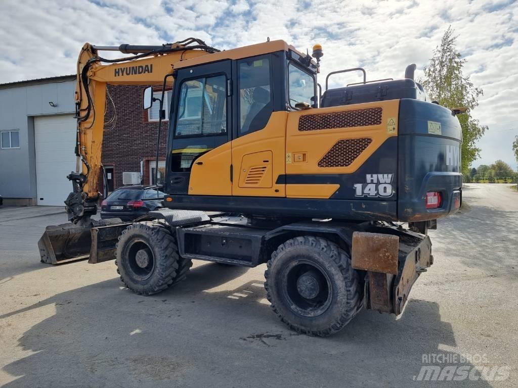 Hyundai HW 140 Kolesové rýpadlá