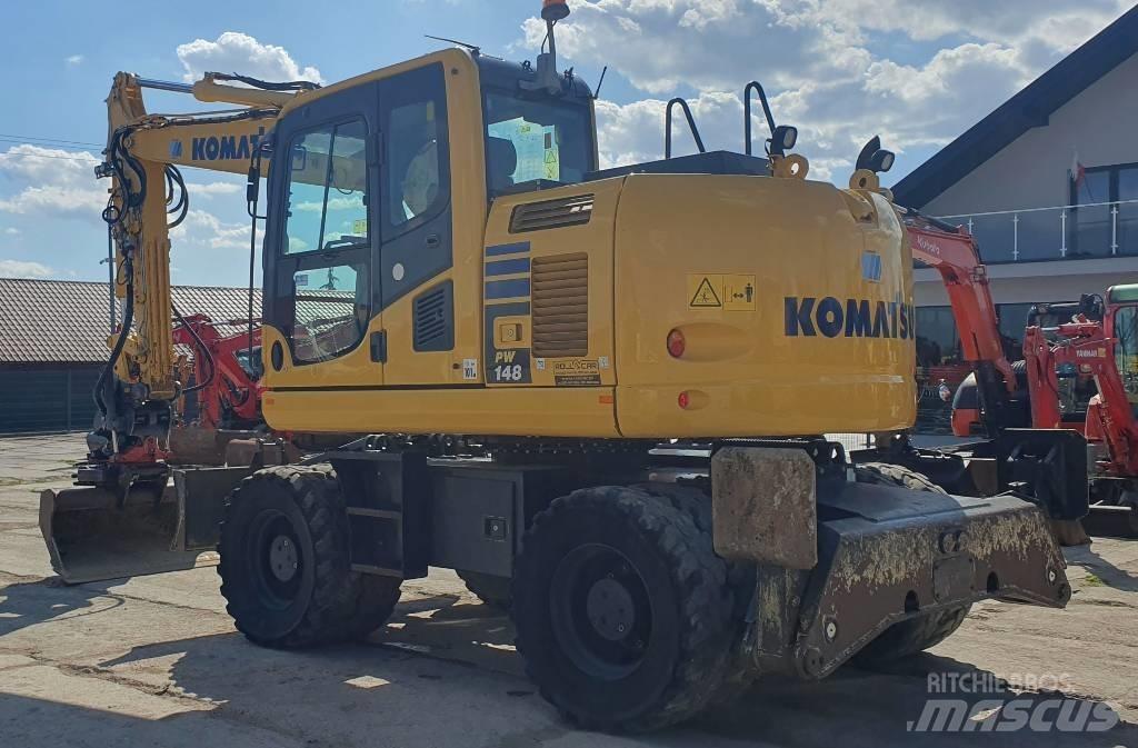 Komatsu PW148-10 Kolesové rýpadlá