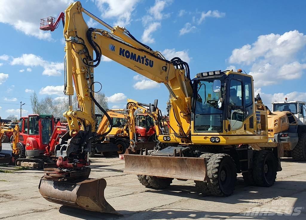Komatsu PW148-10 Kolesové rýpadlá
