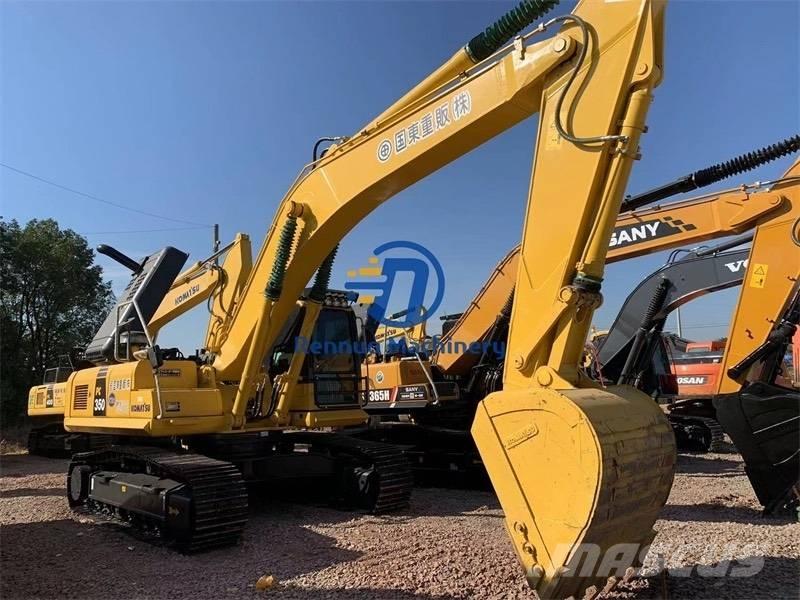 Komatsu 350-8 Pásové rýpadlá