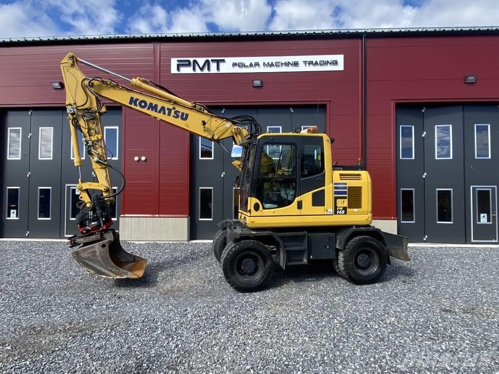 Komatsu PW 148-10 Kolesové rýpadlá