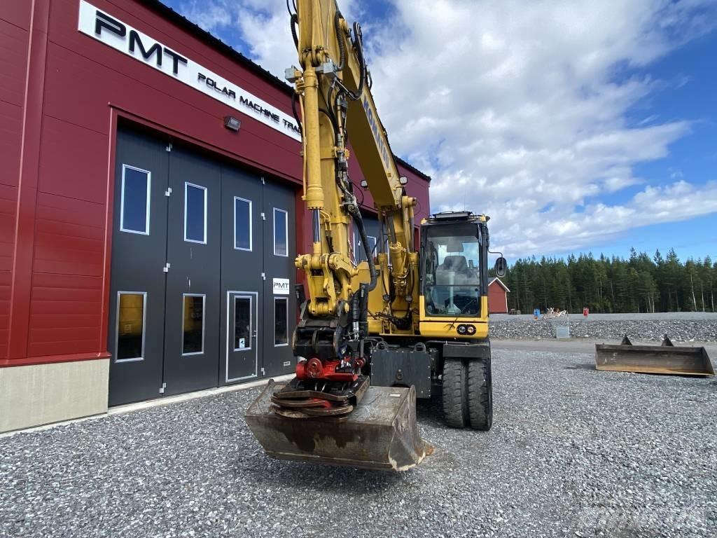 Komatsu PW 148-10 Kolesové rýpadlá