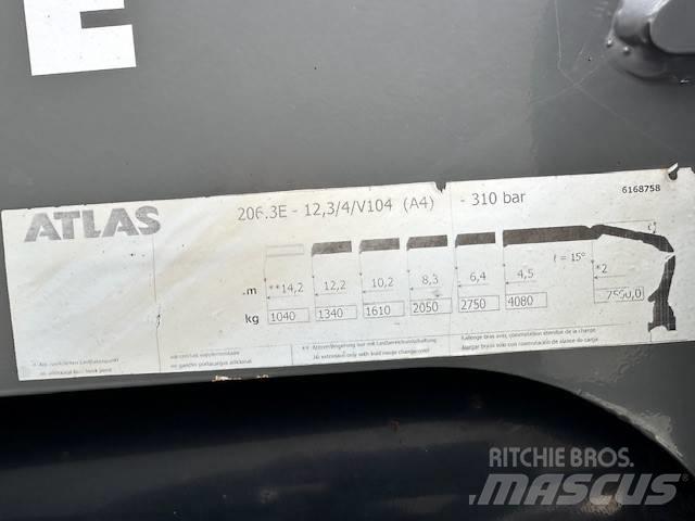 Atlas 206.3E Nakladacie žeriavy