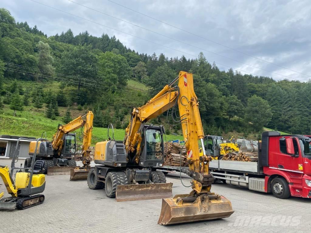 Hitachi ZX 140 W-3 Kolesové rýpadlá