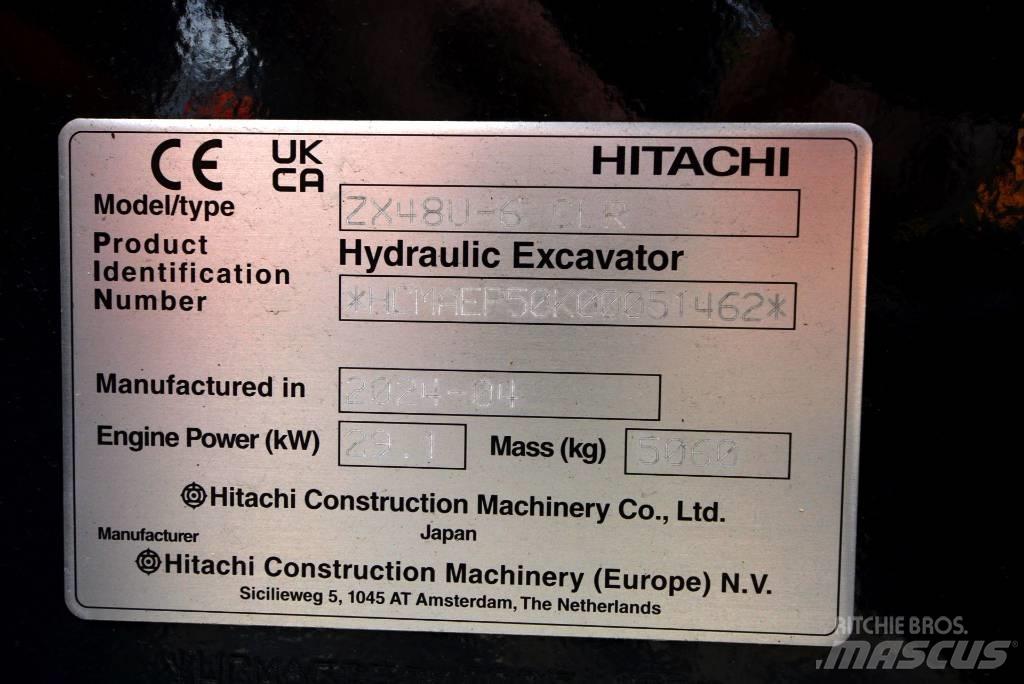 Hitachi ZX 48 U-6 Mini rýpadlá < 7t