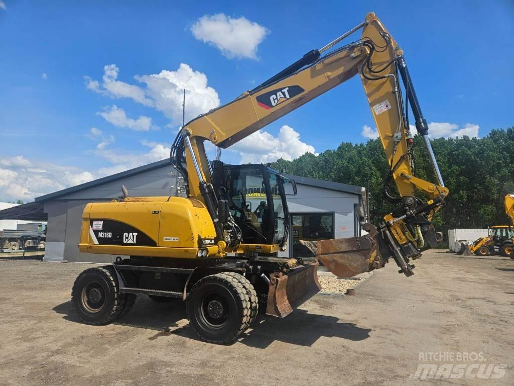 CAT M 316 D Kolesové rýpadlá
