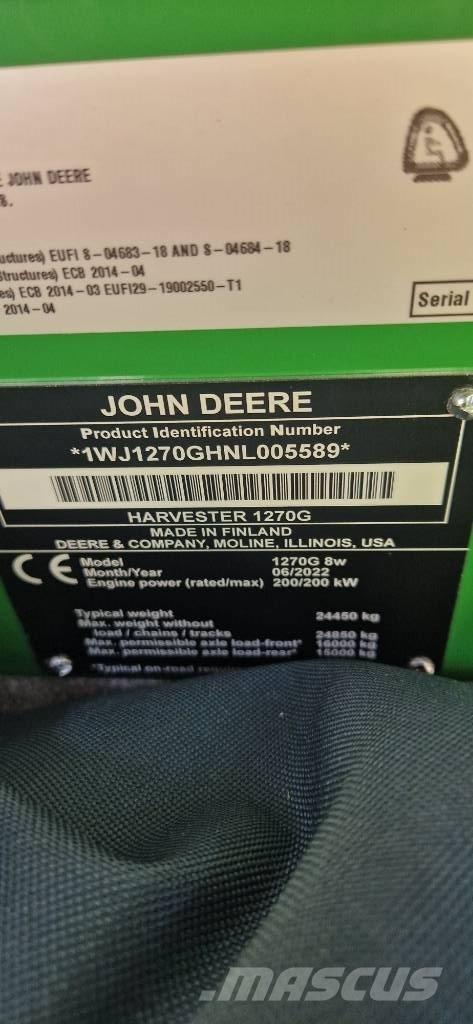 John Deere 1270 G Harvestory