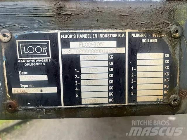 Floor FLO-12-28H Valníkové návesy/Návesy sa sklápacím bočnicami