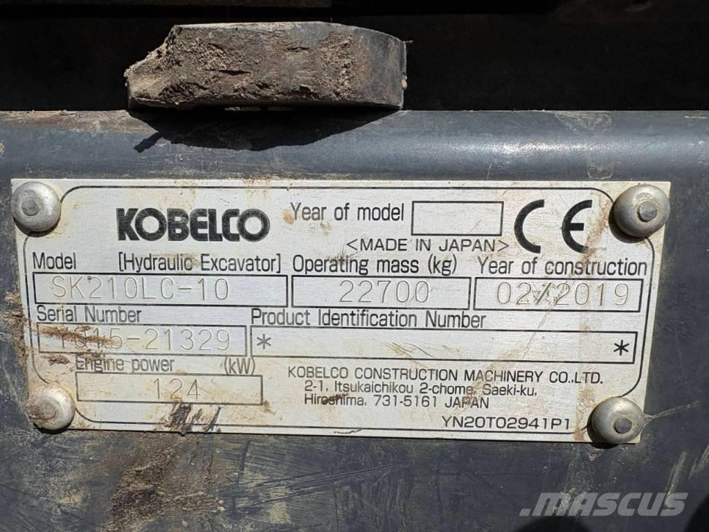 Kobelco SK 210 LC-10 Pásové rýpadlá