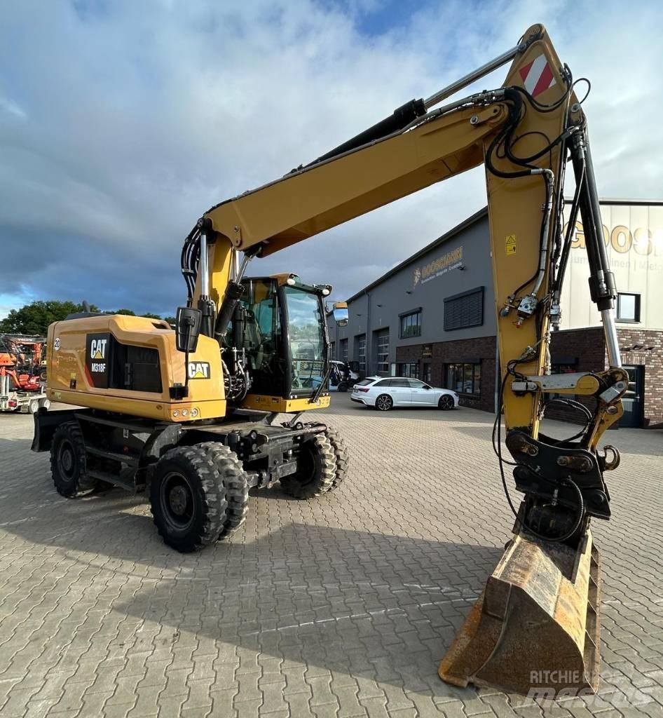 CAT M 318 F Kolesové rýpadlá