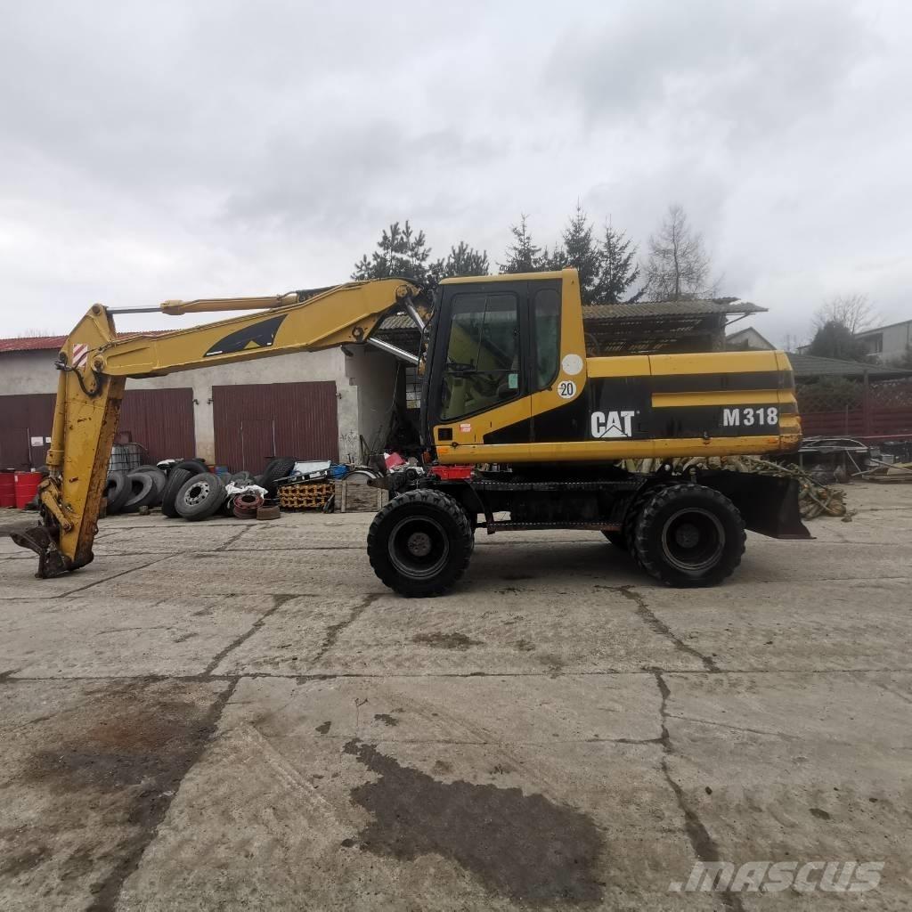CAT M 318 B Kolesové rýpadlá