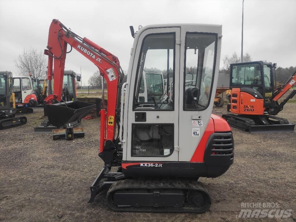Kubota KX 36-2 alfa Mini rýpadlá < 7t