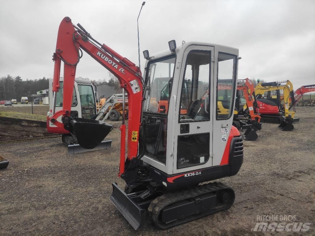 Kubota KX 36-2 alfa Mini rýpadlá < 7t