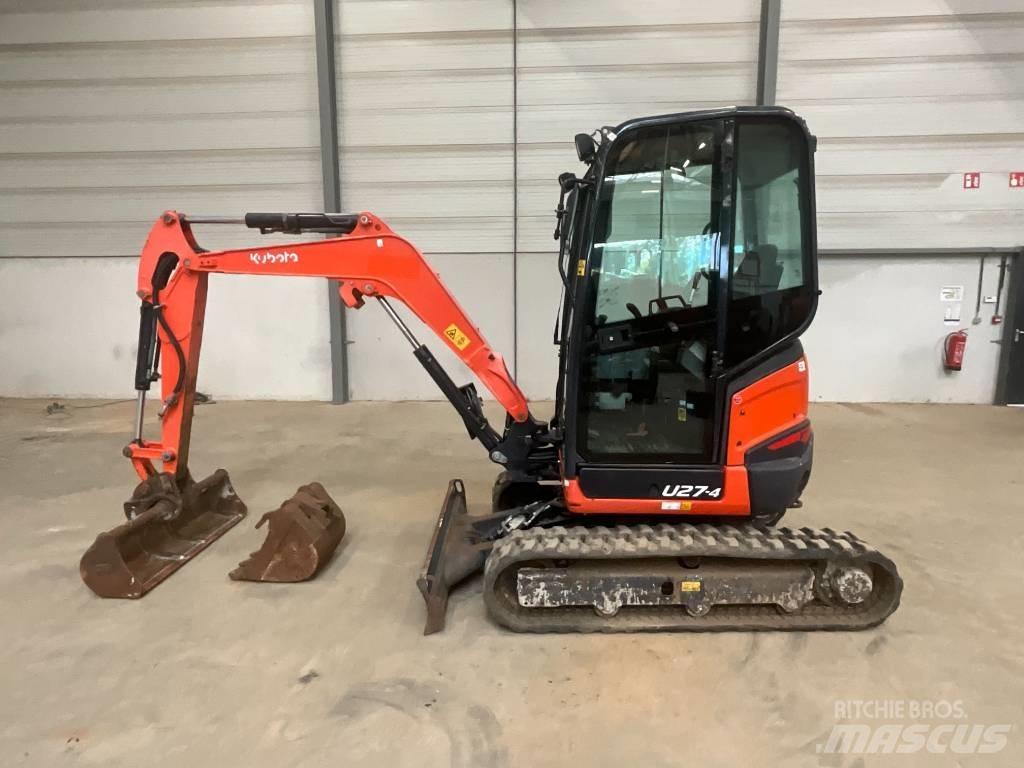 Kubota U 27-4 Mini rýpadlá < 7t