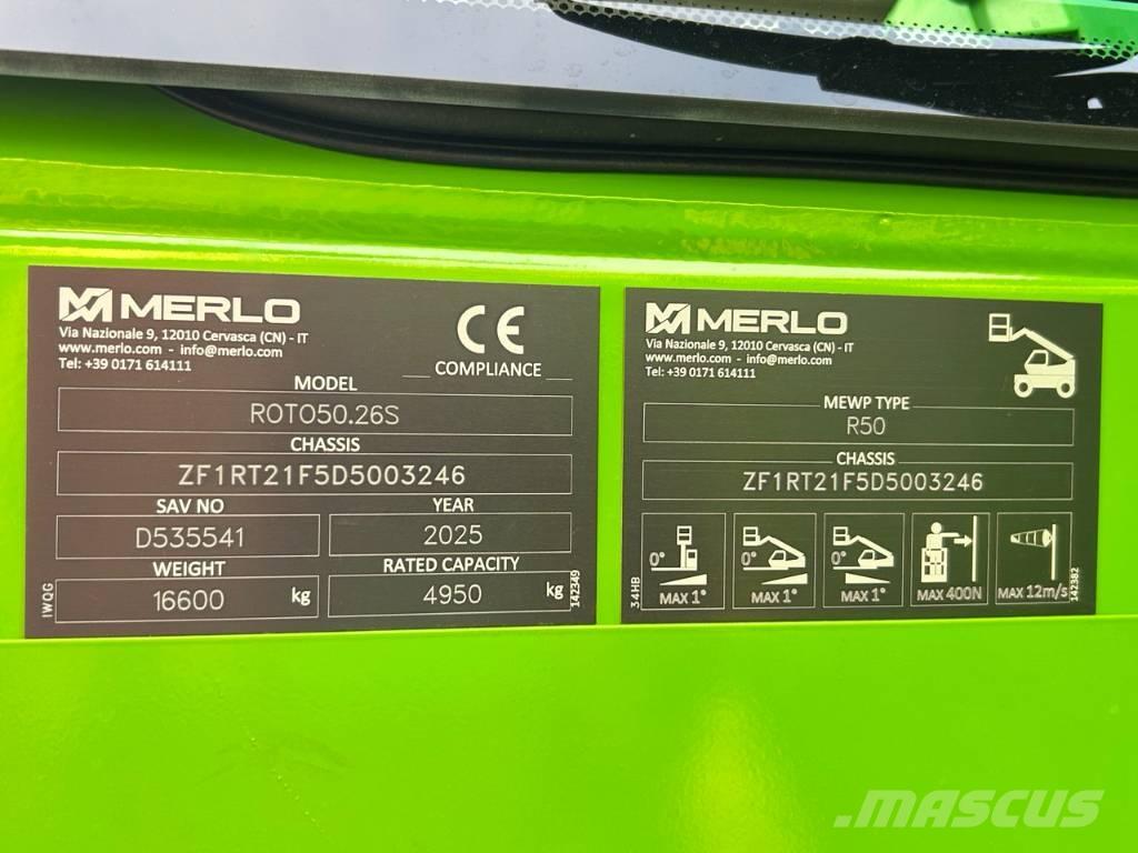 Merlo Roto 50.26 S Teleskopické manipulátory