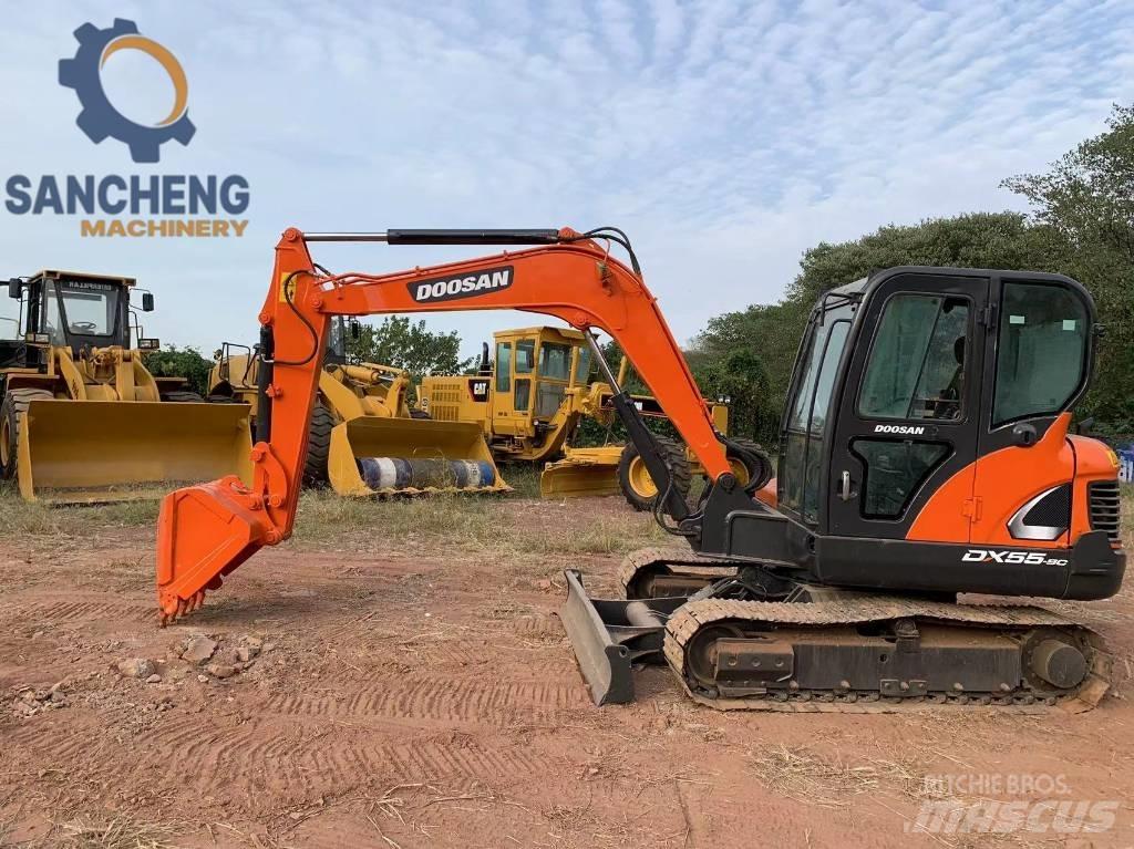 Doosan DX 55 Mini rýpadlá < 7t