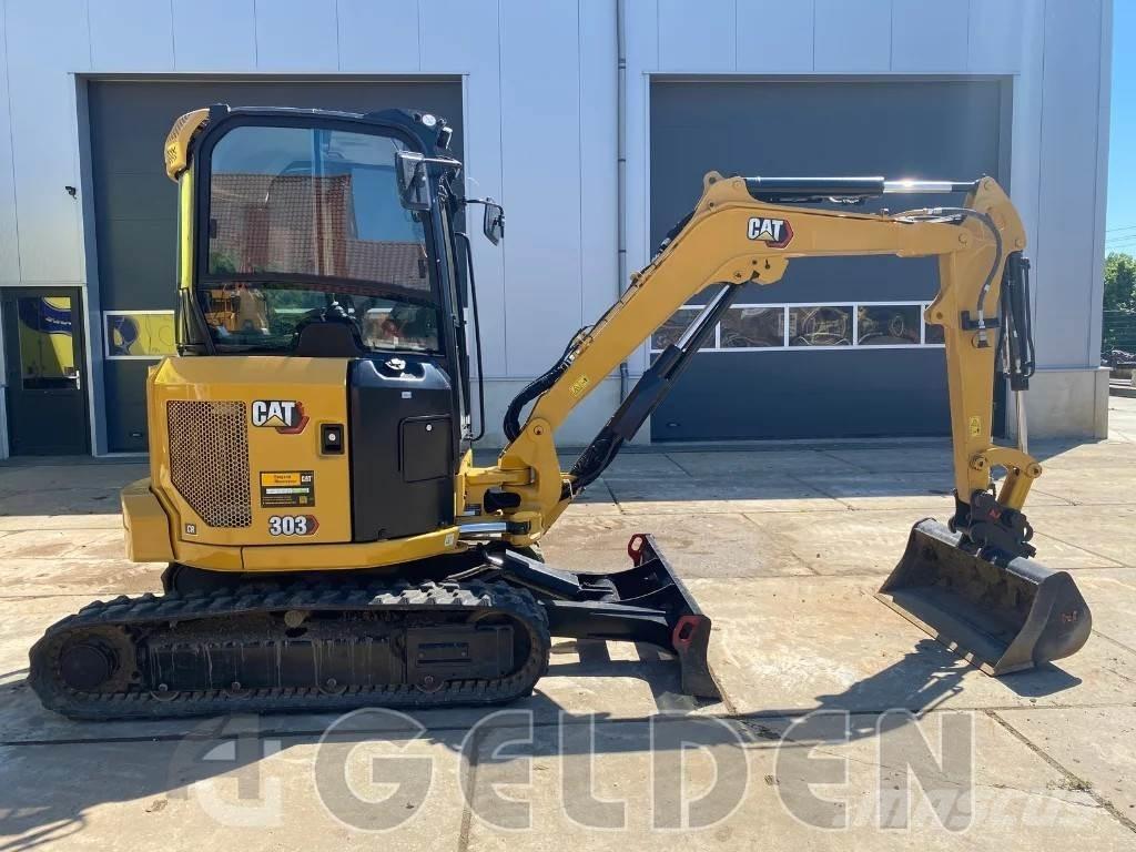 CAT 303 - 3 Buckets Mini rýpadlá < 7t