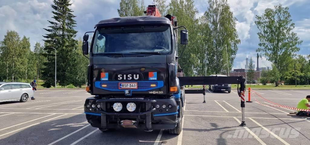 Sisu E18 630 Autožeriavy, hydraulické ruky