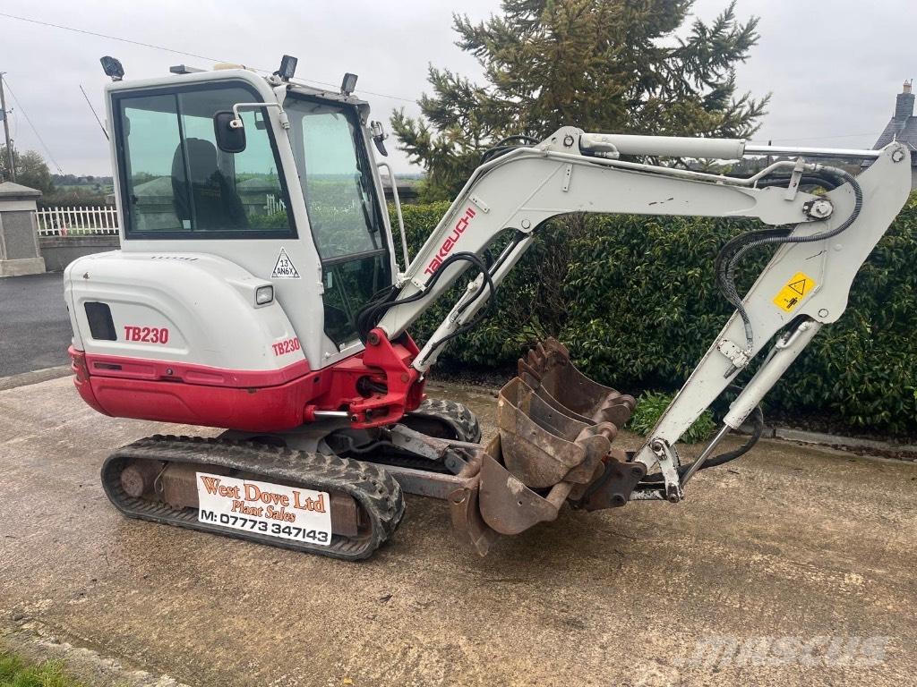 Takeuchi TB 230 Mini rýpadlá < 7t