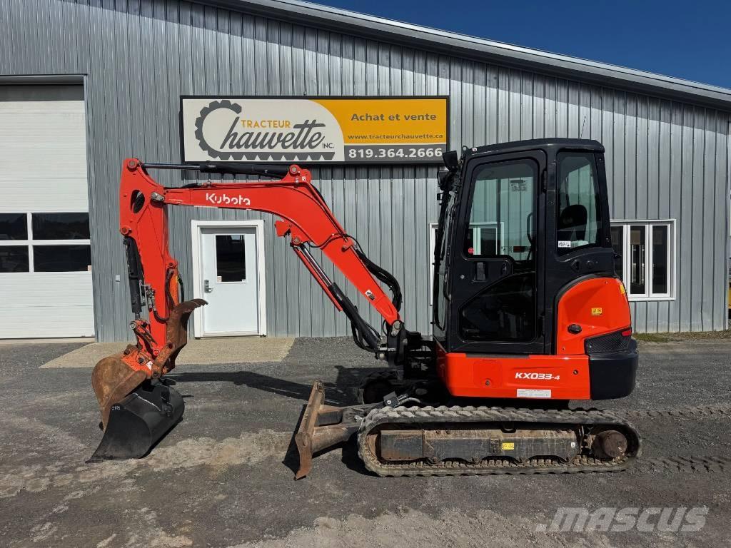 Kubota KX 033-4 Mini rýpadlá < 7t