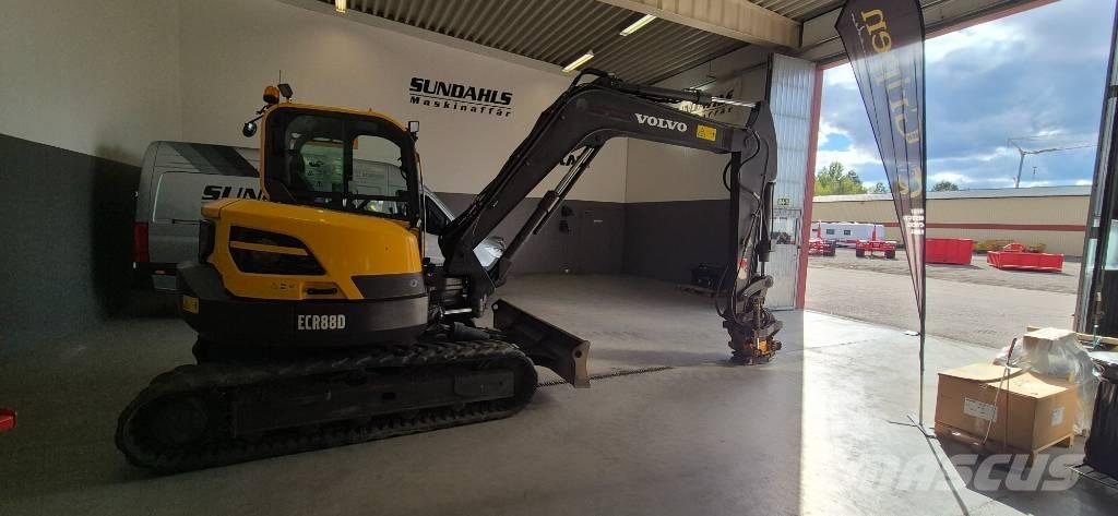 Volvo ECR 88 D Midi rýpadlá 7 t - 12 t