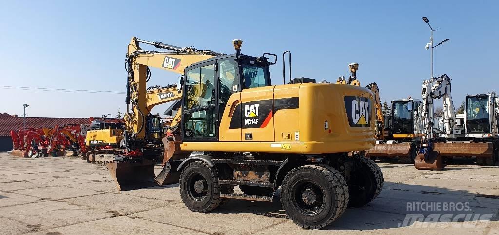 CAT M314 F Kolesové rýpadlá