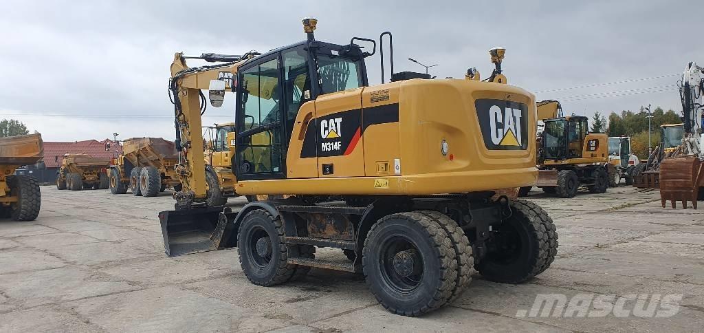 CAT M314 F Kolesové rýpadlá