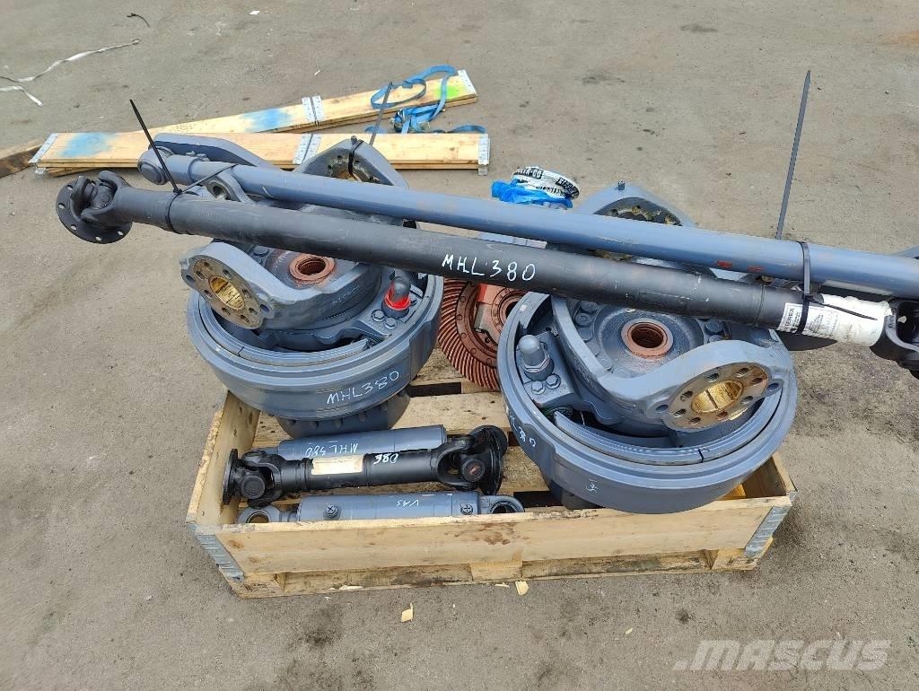 Fuchs MHL 380 Podvozky a zavesenie kolies