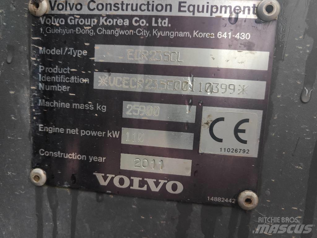 Volvo ECR 235 C L Pásové rýpadlá
