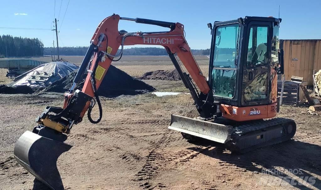 Hitachi Zaxis 26 U Mini rýpadlá < 7t