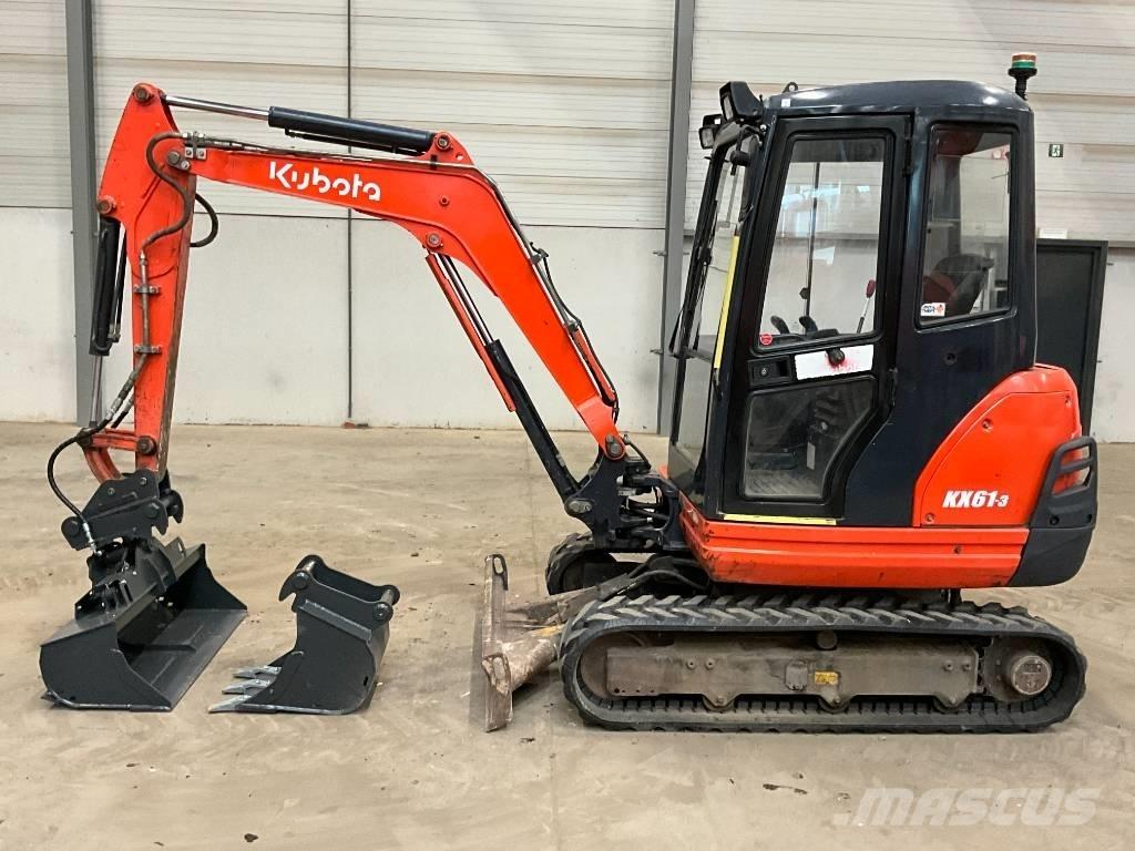 Kubota KX 61-3 Mini rýpadlá < 7t