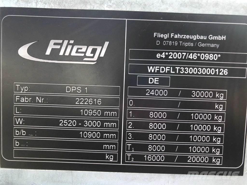 Fliegl DTS-S 300 Nízko rámové nákladné automobily