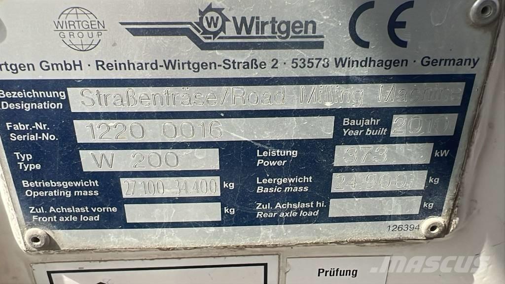 Wirtgen W 200 Drviče asfaltu