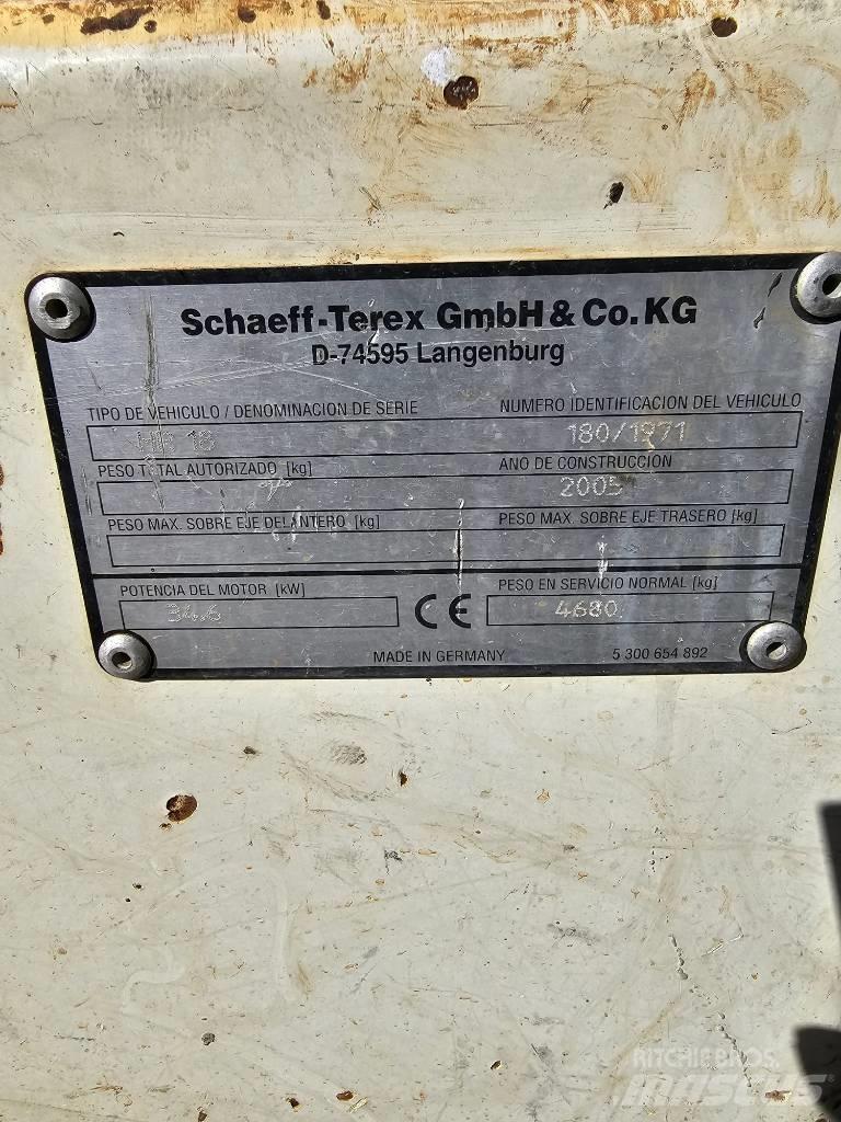 Terex HR 18 Mini rýpadlá < 7t
