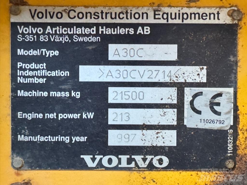Volvo A 30 C Kĺbové nákladné autá