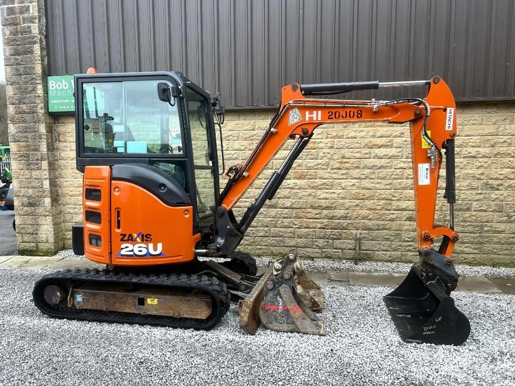 Hitachi ZX26U-6 Mini rýpadlá < 7t