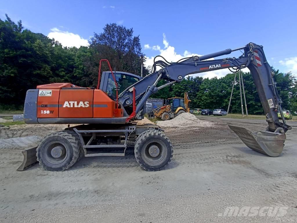 Atlas 150 W Kolesové rýpadlá