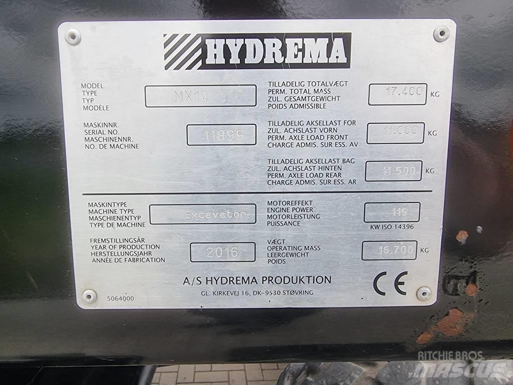 Hydrema MX 14 Kolesové rýpadlá