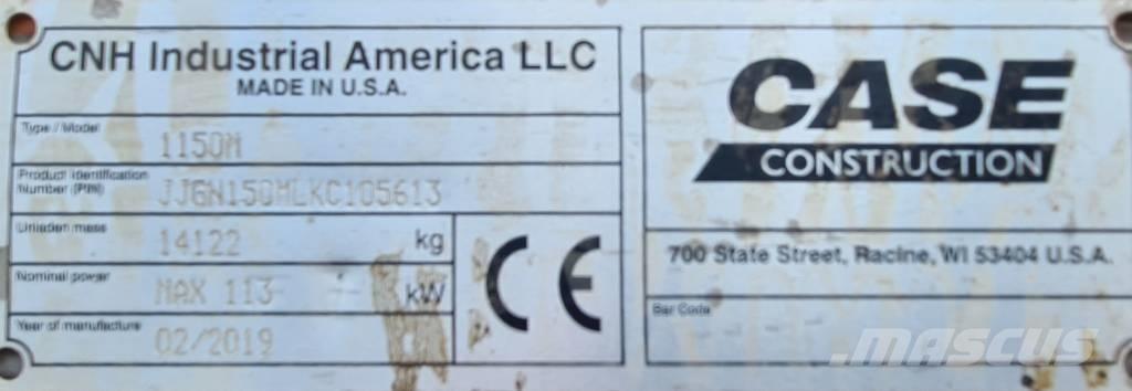 CASE 1150 M Pásy, reťaze a podvozok