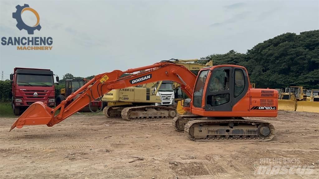 Doosan DX 120 Midi rýpadlá 7 t - 12 t
