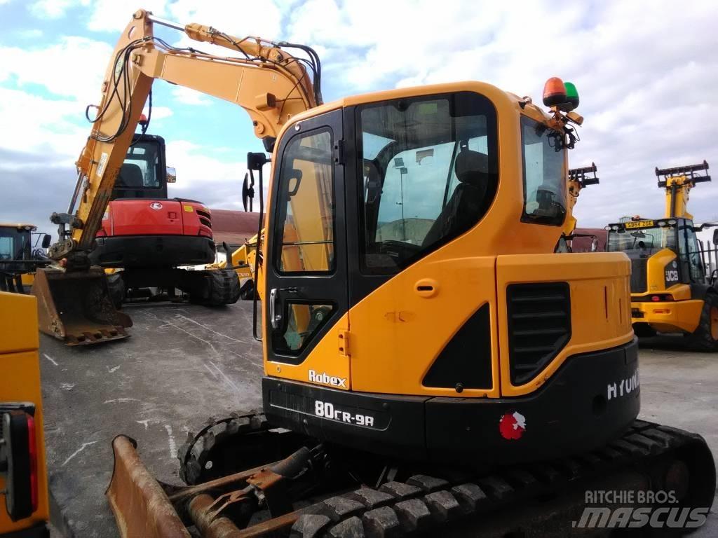 Hyundai 80 CR9-A Pásové rýpadlá