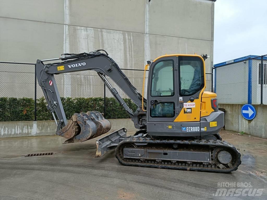 Volvo ECR 88 D Kolesové rýpadlá