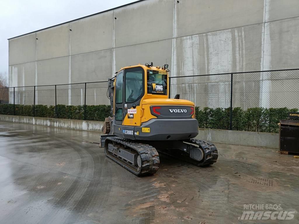 Volvo ECR 88 D Kolesové rýpadlá