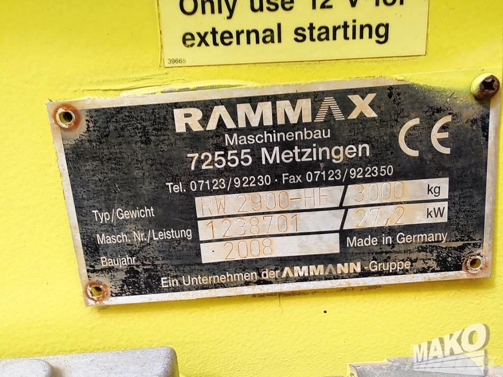 Rammax RW 2900 Tandemové valce