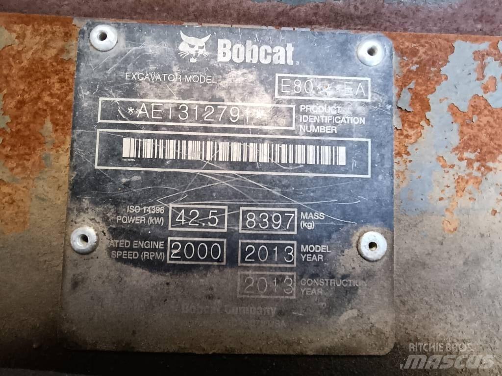 Bobcat E 80 EA Midi rýpadlá 7 t - 12 t