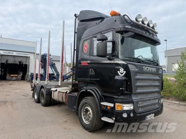 Scania R 560 Nákladné vozidlá na prepravu dreva