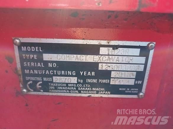 Takeuchi TB23R Stavebníctvo - ostatné